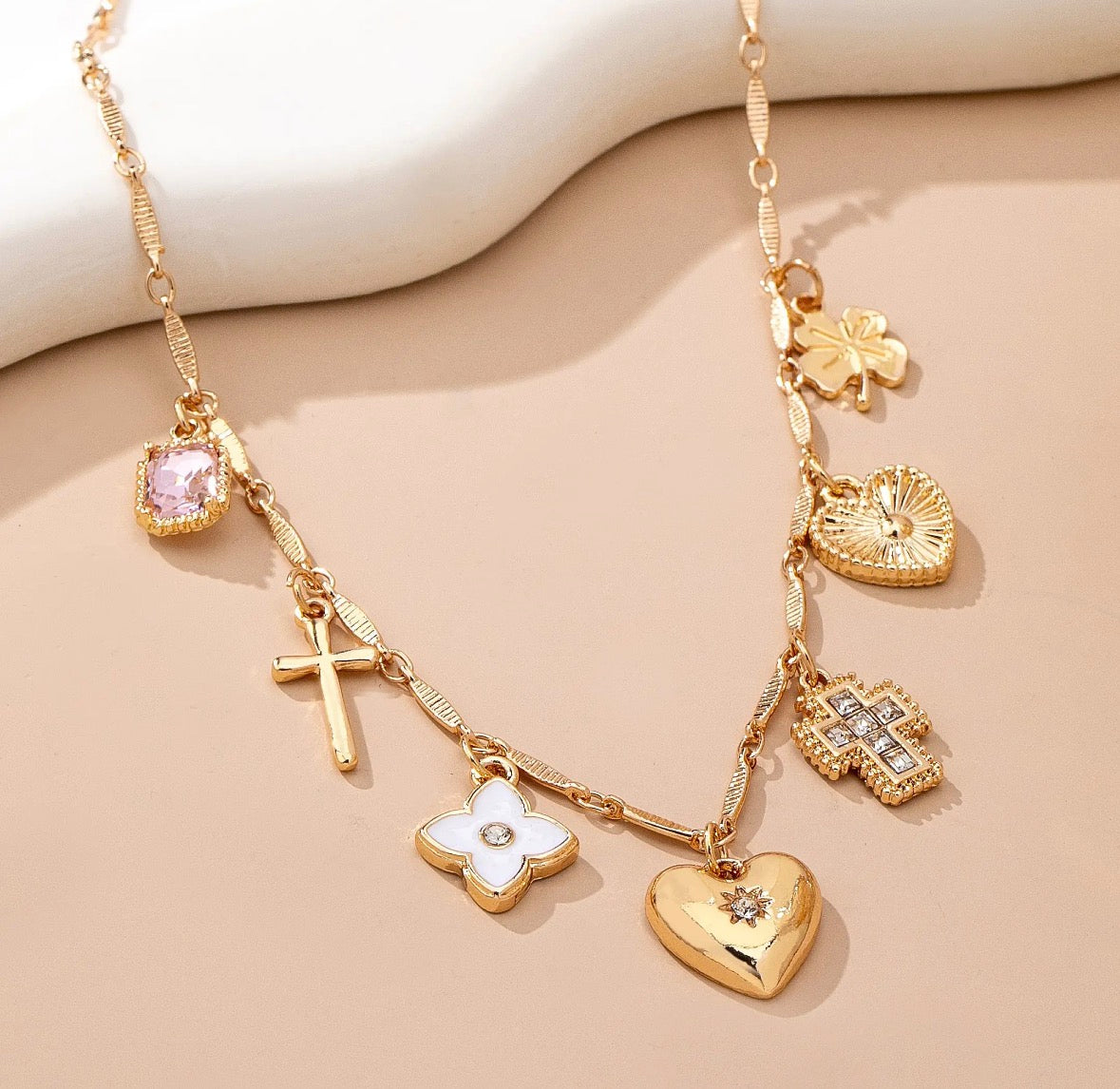 Cross Charm Necklace