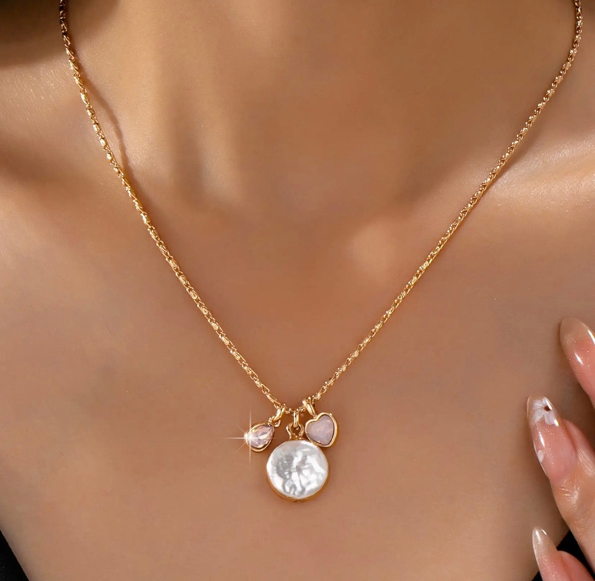 Pearl Opal Necklace