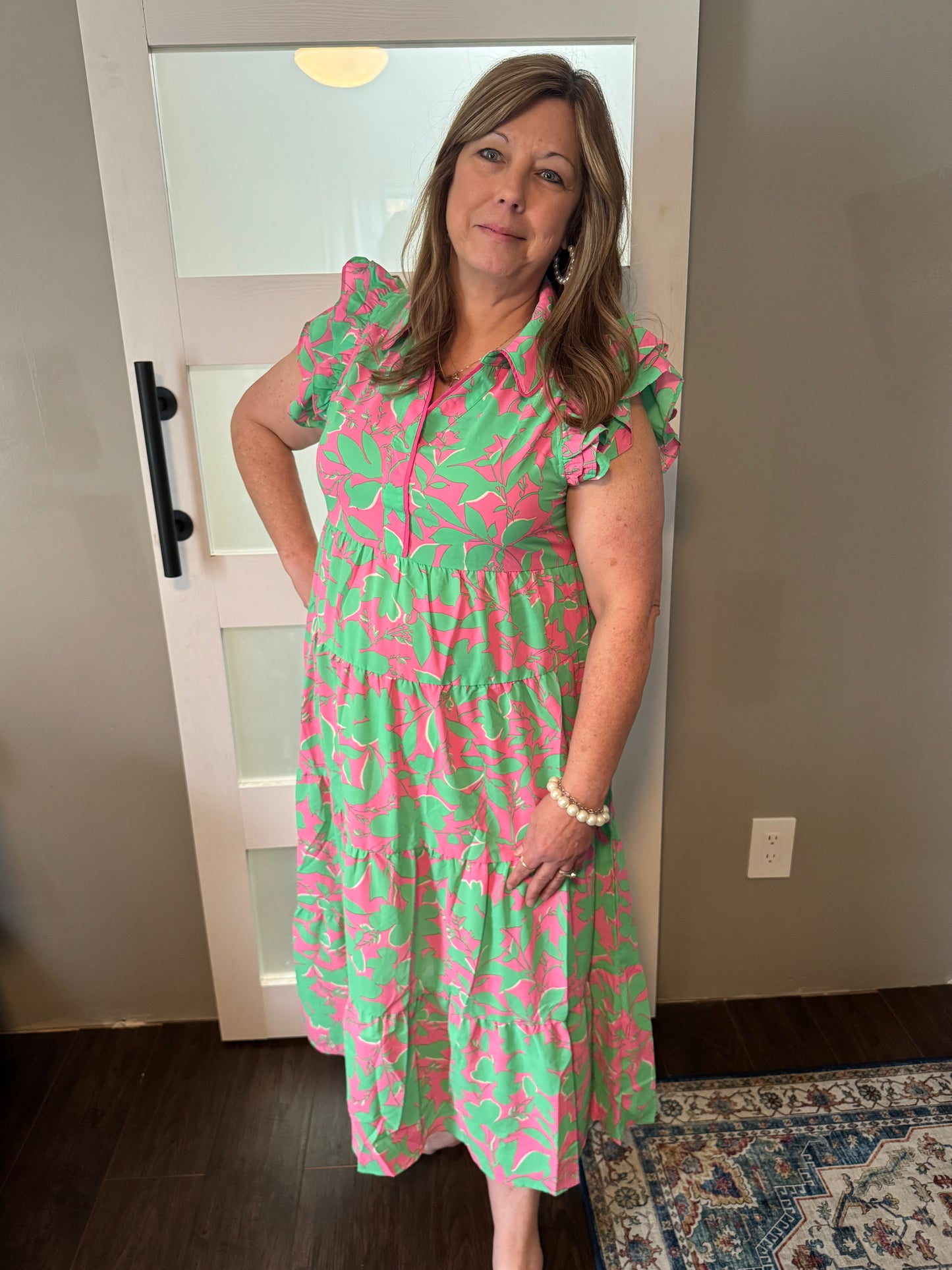 Emerald and Pink Mix