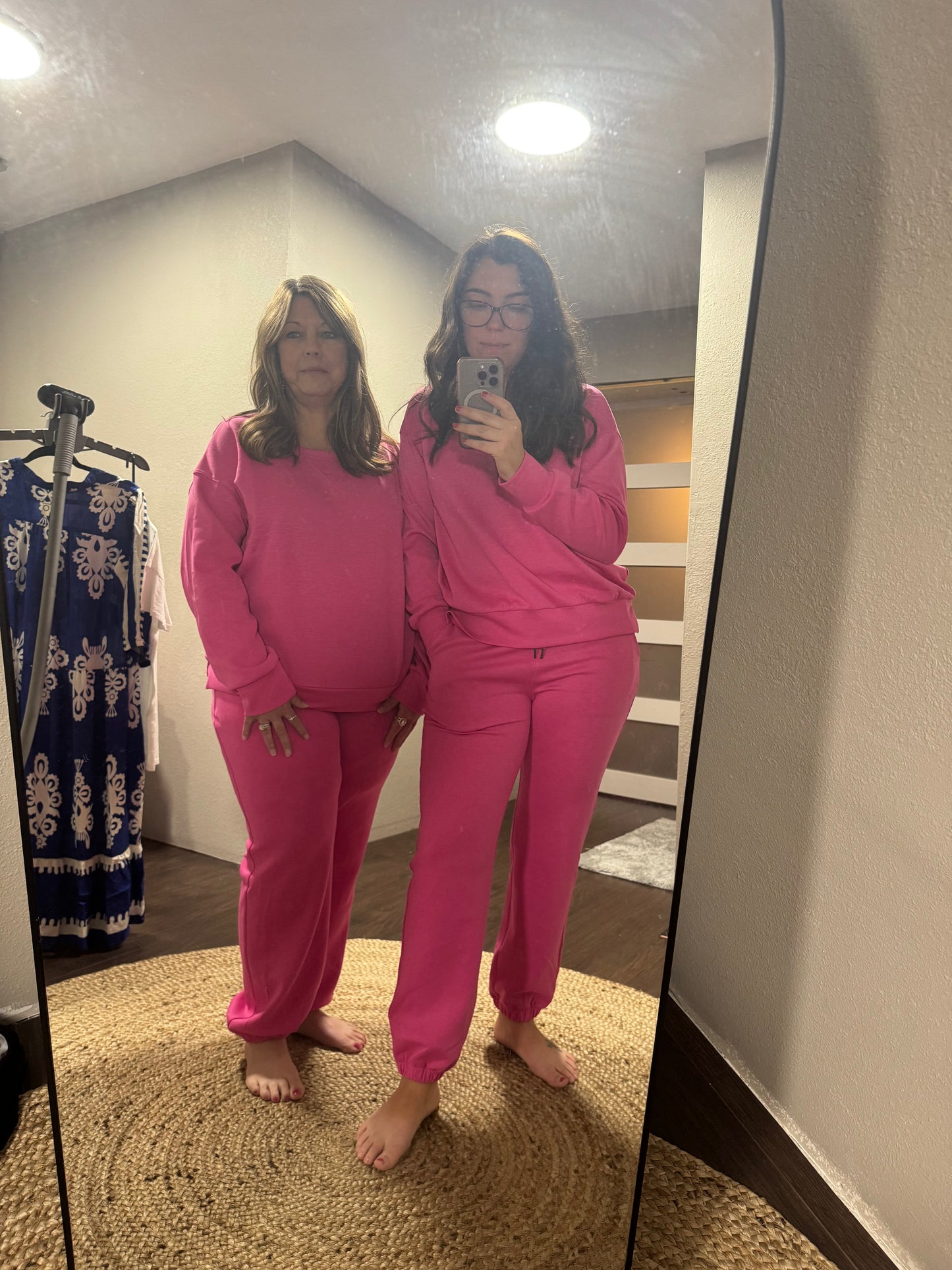 Pink Two Piece Jogger set