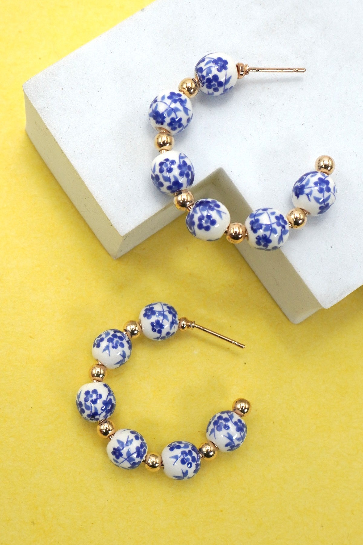 Blue Porcelain Hoop