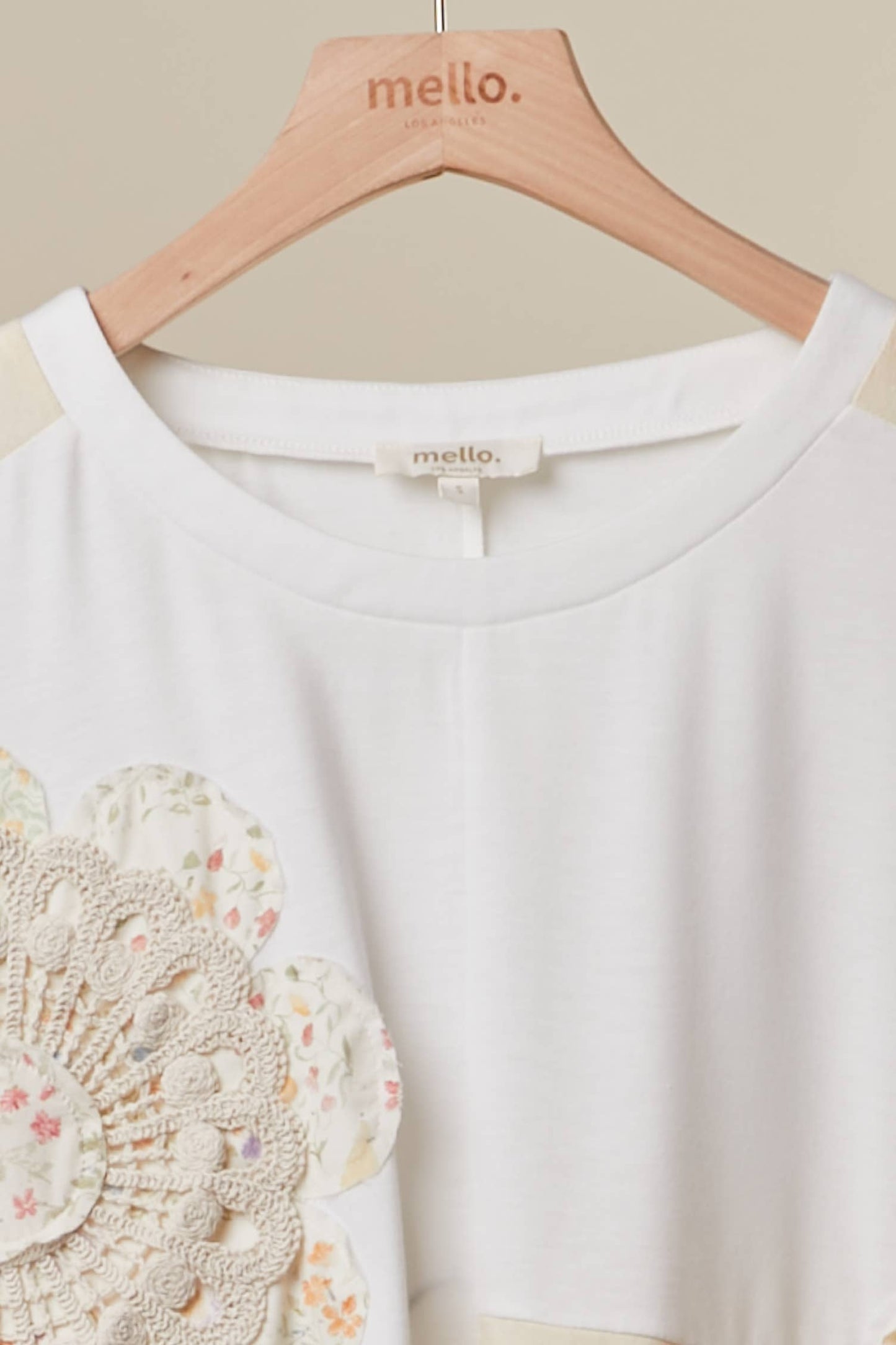Embroidered Patch Top