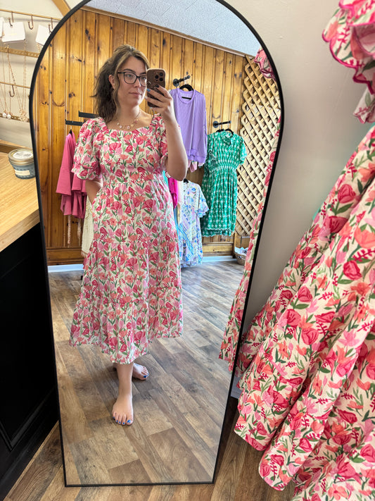 Hayden Tulip Sleeve Dress