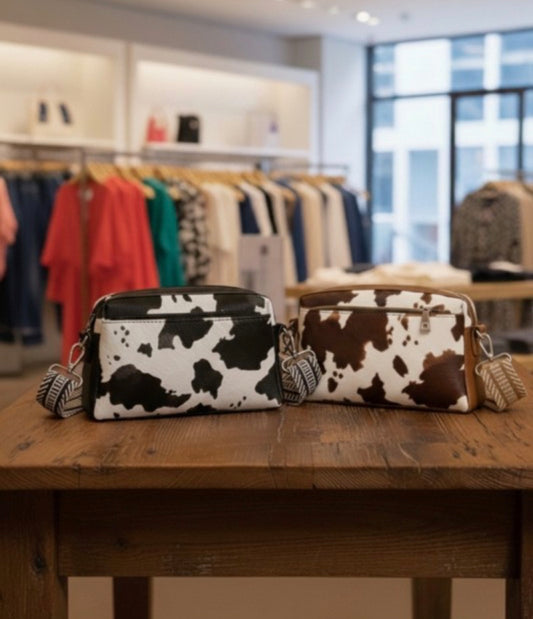 Cow Print Crossbody