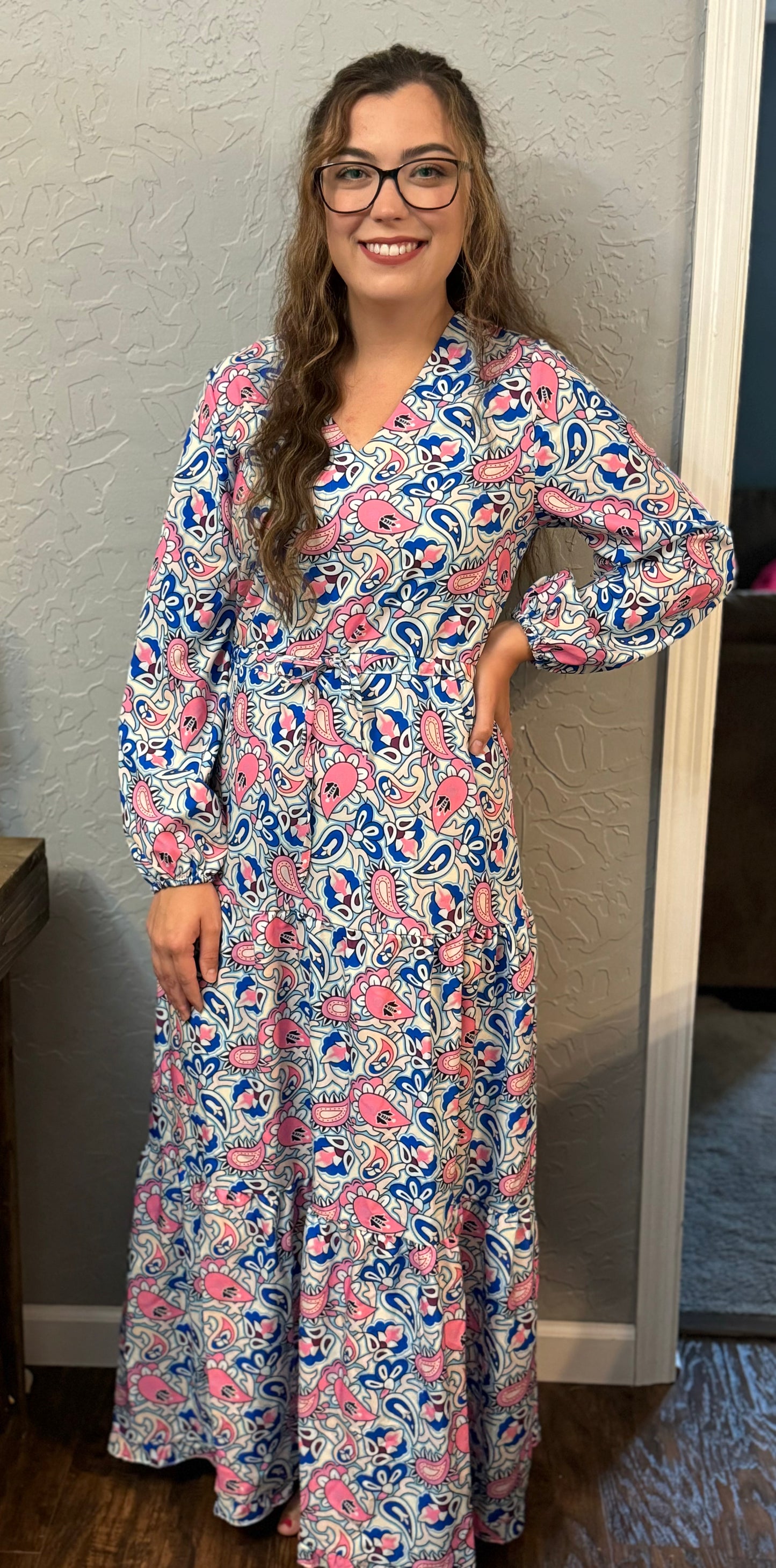 Showstopper Long Sleeve Maxi Dress