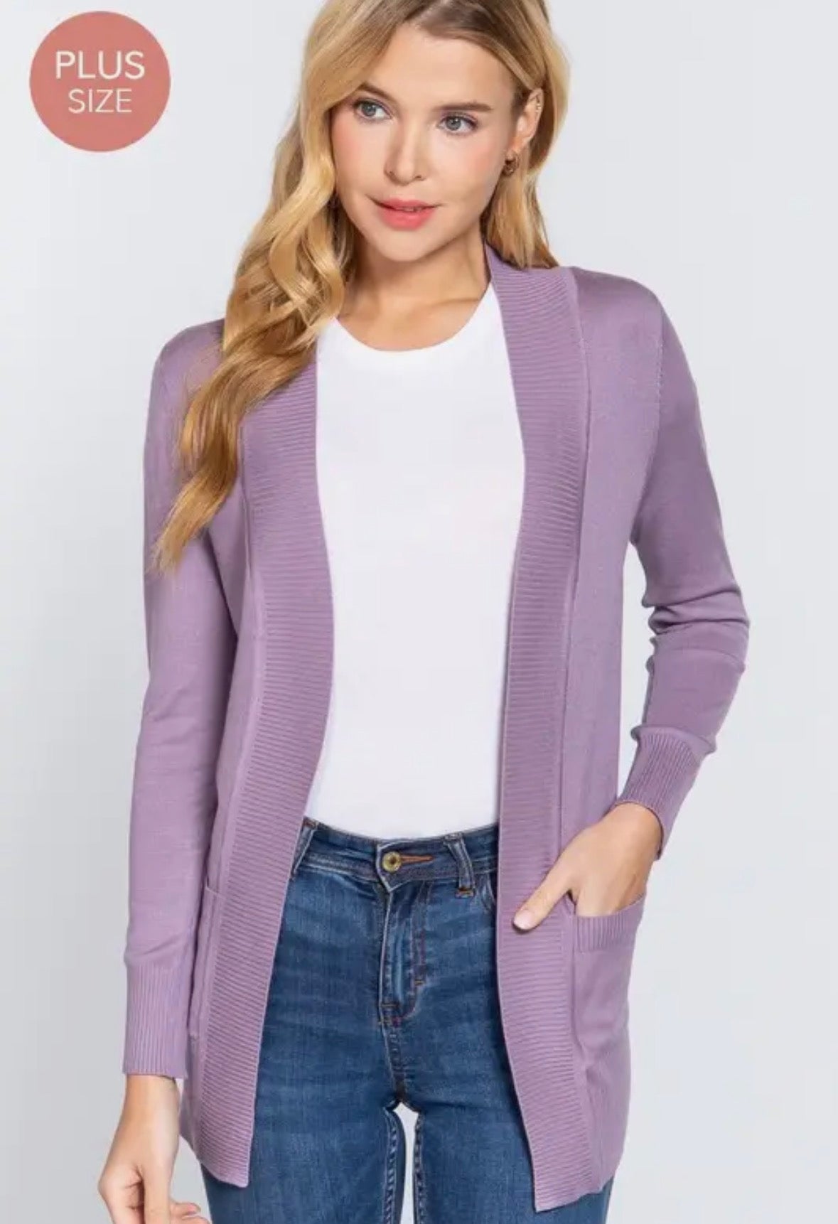 Long Sleeve Open Cardigan