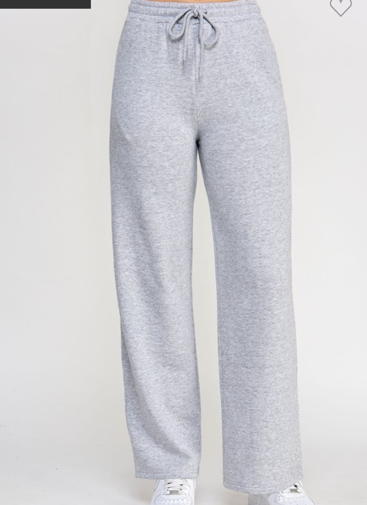 Fleece Straight Leg Jogger