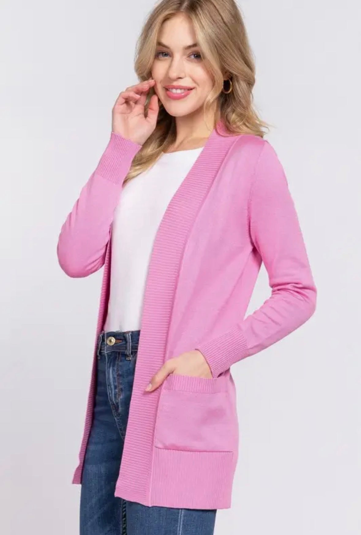 Long Sleeve Open Cardigan