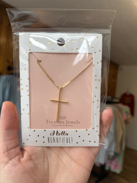 Serene Cross Necklace