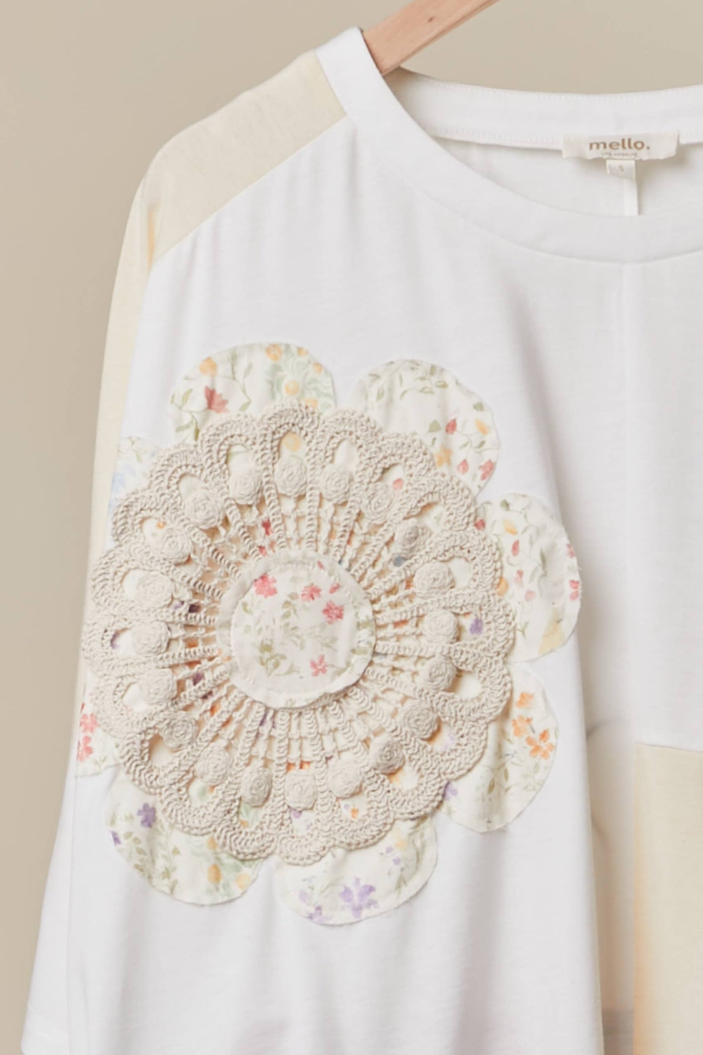 Embroidered Patch Top